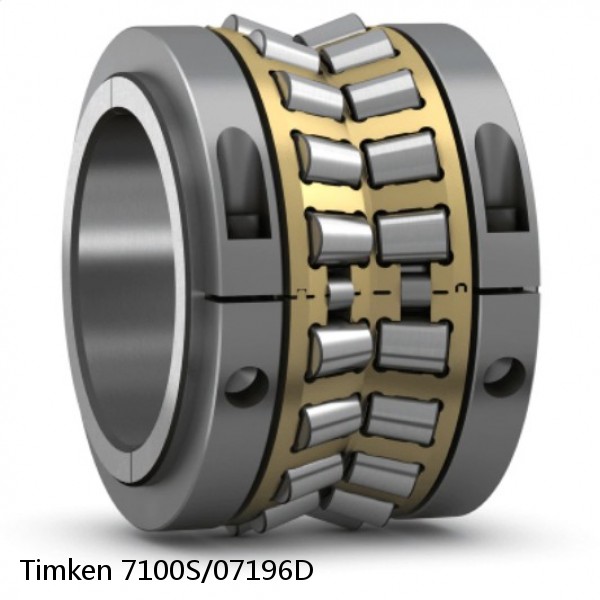 7100S/07196D Timken Tapered Roller Bearing Assembly